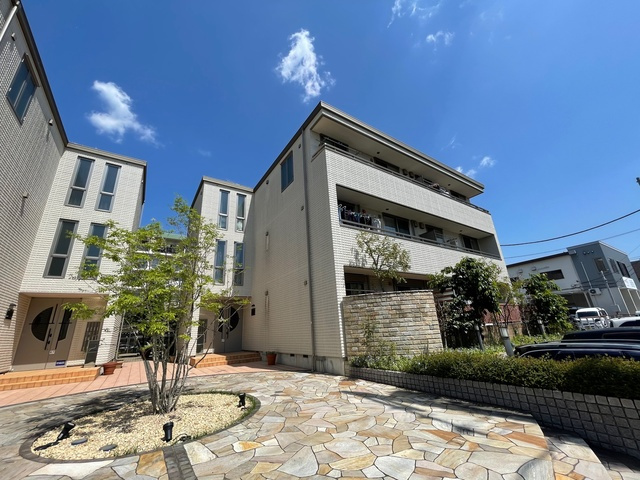 プランドール鎌倉イーストの外観|ヘーベルメゾンのペット共生住宅　ドッグラン付