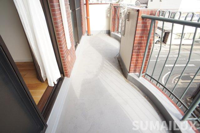 ライオンズマンション新大江のバルコニー