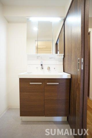 ライオンズマンション新大江の独立洗面台