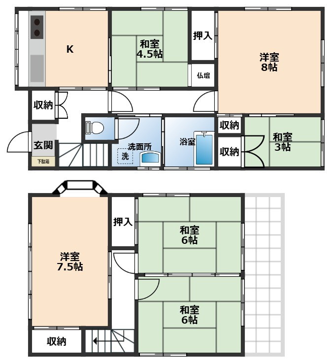 佐野町6丁目　中古戸建の画像