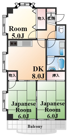 リベラ西芦屋の間取り