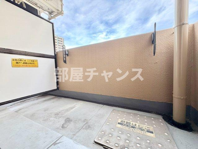 リバーサイドタカセのバルコニー