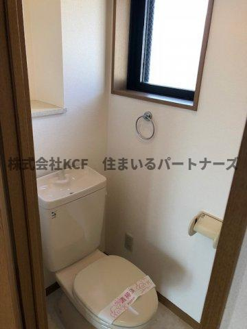 久留米市津福本町の賃貸マンションのトイレ|コンパクトで使いやすいトイレです