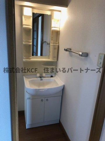 久留米市津福本町の賃貸マンションの洗面所|洗面所です