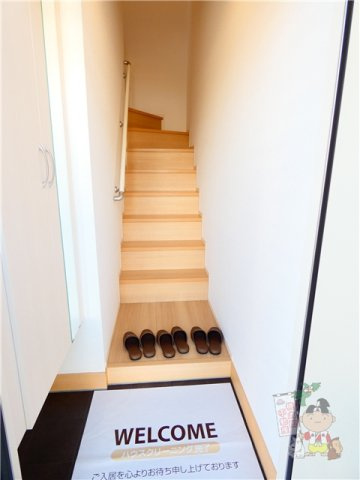 ソレイユ　Ａの玄関