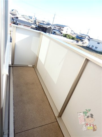ソレイユ　Ａのバルコニー