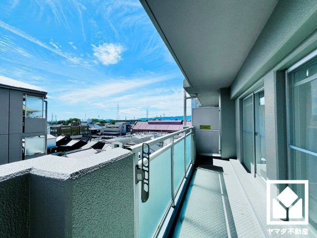 ペルル伏見桃山のバルコニー