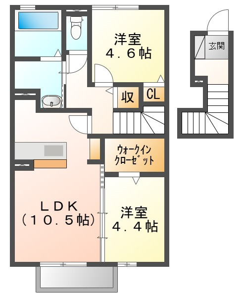 フローラリエの間取り