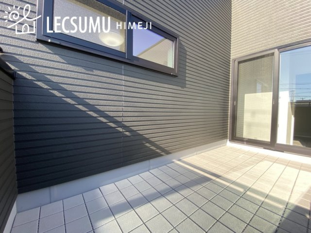 姫路市継Ⅱ／全３棟のバルコニー|同社施工例