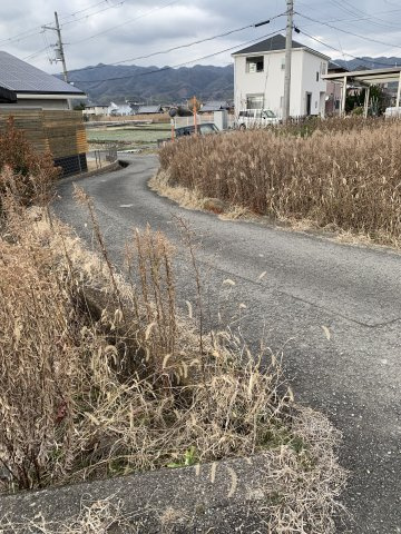 紀の川市北大井　土地の外観