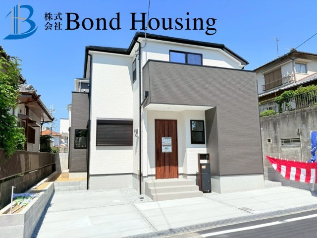 「閑静な住宅地」「L字2台駐車可」第14大久保町高丘 全2棟2号棟の外観