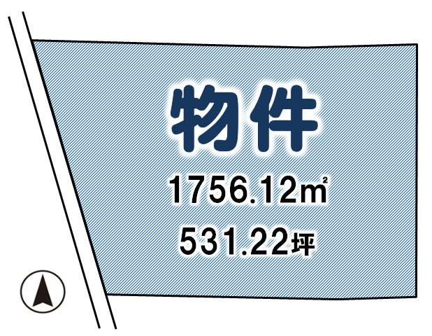 宇都宮市下欠町の土地図