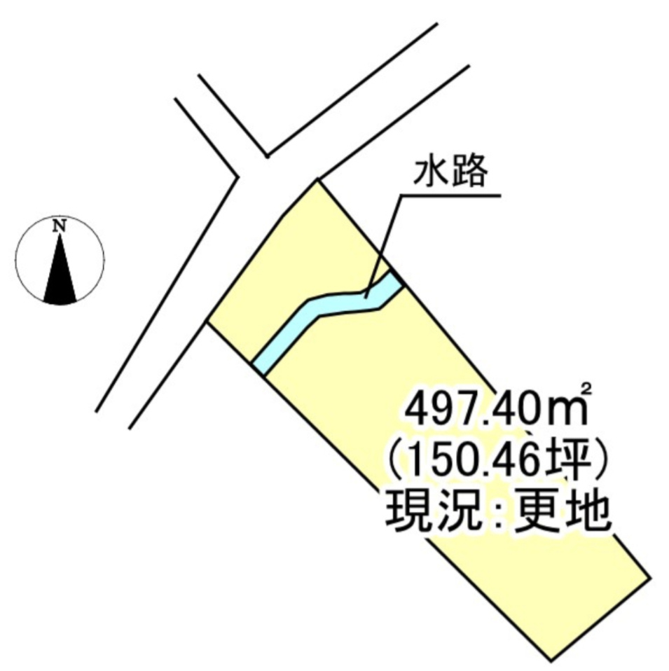 売土地の土地図