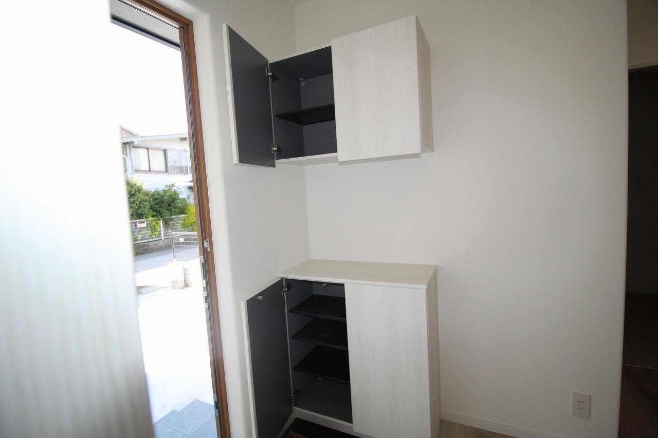 潮新町　新築戸建　の収納|玄関収納