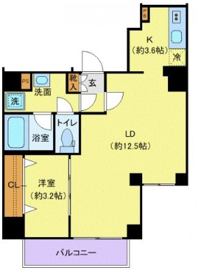 ディアレイシャス南砂町の間取り