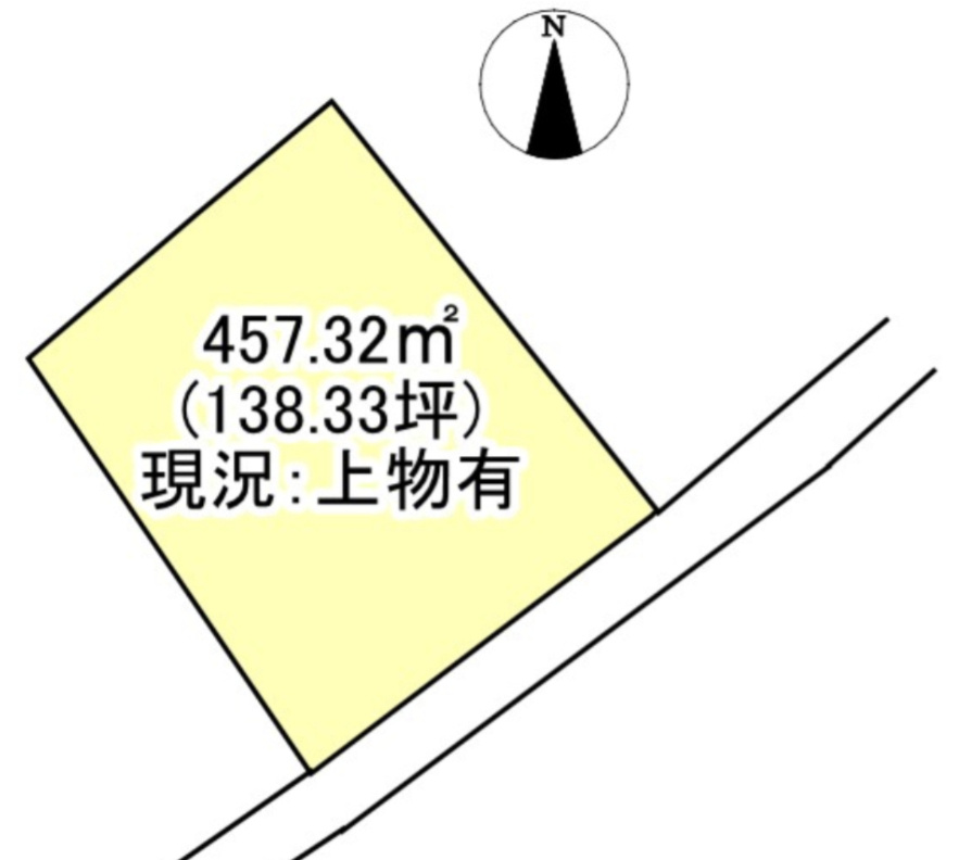 売土地の土地図