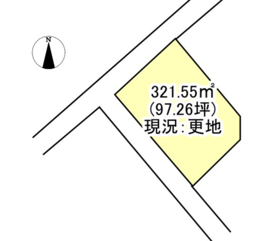売土地の土地図