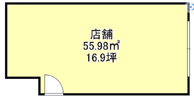 甲賀市水口町虫生野中央の事務所の間取り