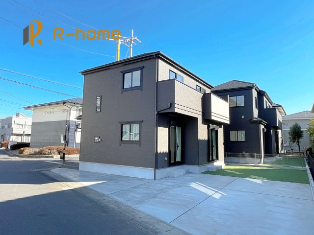 つくば市筑穂VI　新築戸建て　1号棟の外観|ご予約を頂ければ、『平日』はもちろん『早朝』や『夜間』もご見学可能です♪お気軽にお申し付けください♪