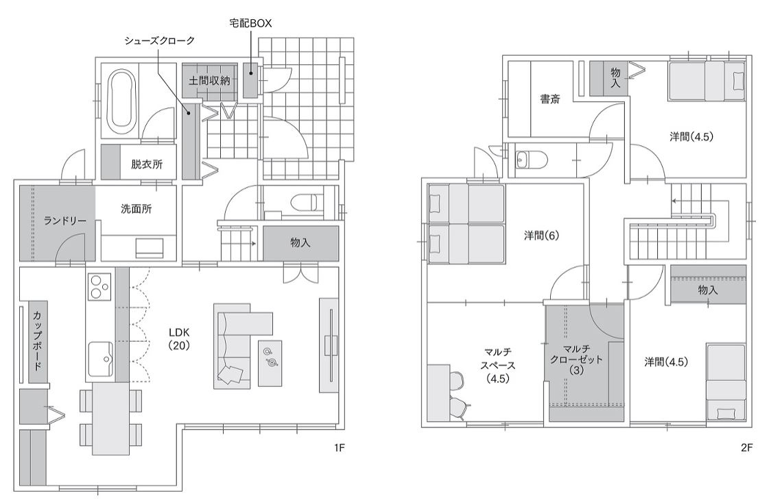 エムズガーデン福米東の間取り