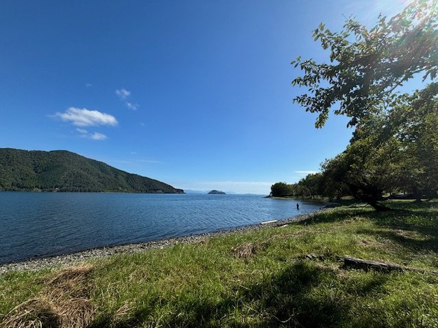 奥琵琶湖 湖岸売り土地の外観|湖岸南へ望む