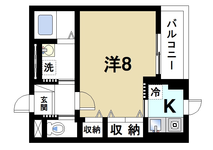 レジデンス北市の間取り