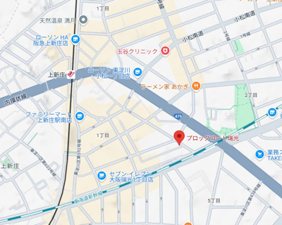 【地図】 | 東淀川区の一棟マンション　最寄り駅まで徒歩約5分！