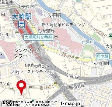 【地図】 | ルーブル大崎弐番館