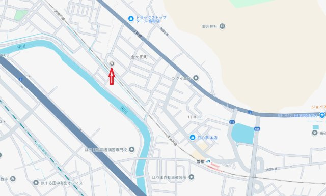高砂市金ケ田町　中古戸建の地図