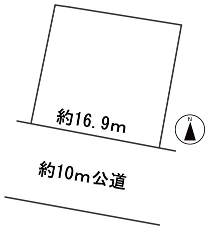 ６４５９９　岐阜市琴塚３丁目土地の区画図