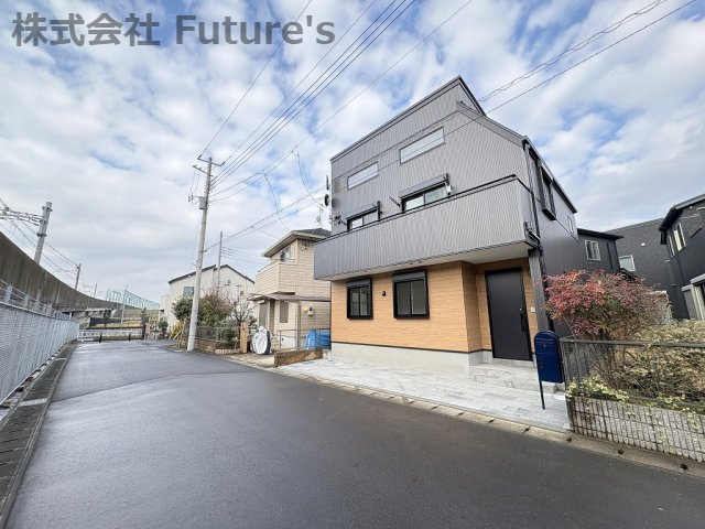 流山市木1丁目　新築戸建　全1棟の前面道路含む現地写真|前面道路含む現地写真です。