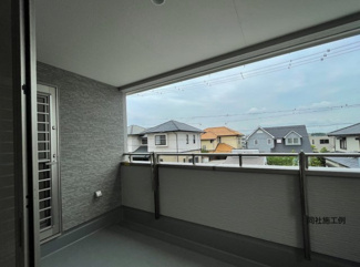 【バルコニー】 | 【名古屋市北区楠味鋺5丁目204新築戸建13号棟】✨️仲介手数料無料✨️味鋺小学校・北中学校