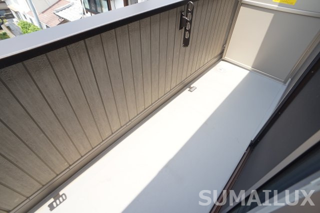 ディールーム清水新地のバルコニー