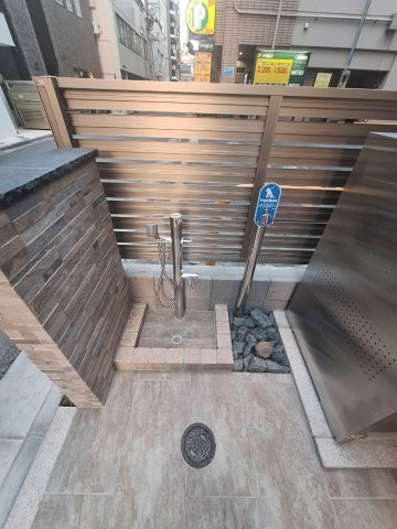 クラージュのその他共用部分|★ペット専用足洗い場★