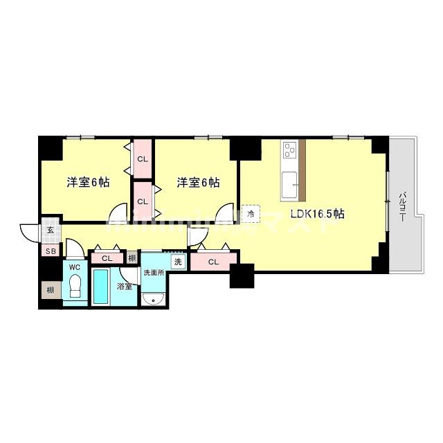 クレアーレ元町の間取り