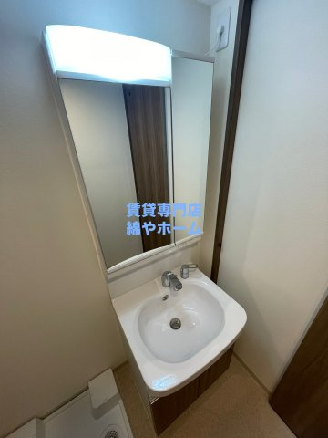 TROMMEL HEIM NAMBAの独立洗面台|独立洗面台あり、毎朝おしゃれに忙しい女性の方におすすめです
