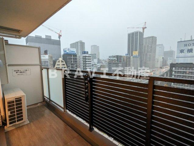 Vinoプレジオ本町のバルコニー|【Vinoプレジオ本町】お洗濯にも便利なバルコニー付き