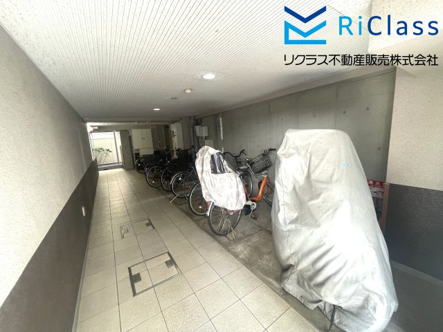 カサベラ鷹取・南館の駐輪場|駐輪場です
