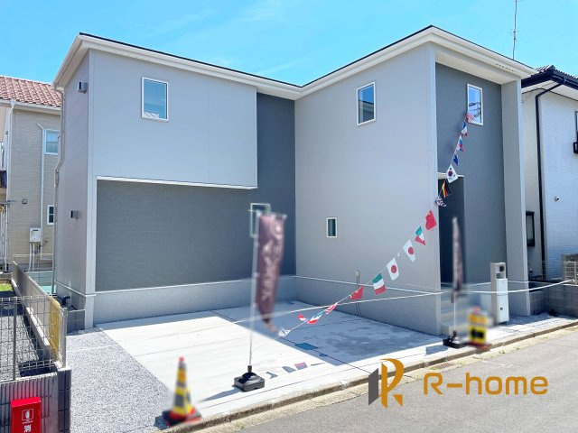 取手市井野3丁目24-1期　新築戸建て　1号棟の外観|ご予約を頂ければ、『平日』はもちろん『早朝』や『夜間』もご見学可能です♪お気軽にお申し付けください♪
