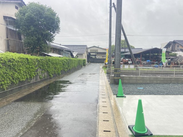 【前面道路含む現地写真】 | ハートフルタウン菊池市西寺F号棟