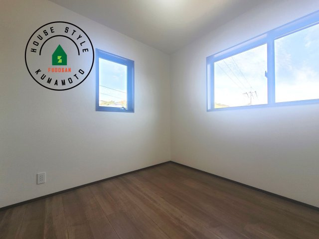 熊本市東区長嶺東9丁目第2-4棟（1号棟）の和室|将来的に、琉球畳を引きまして和室風にすることも可能です。