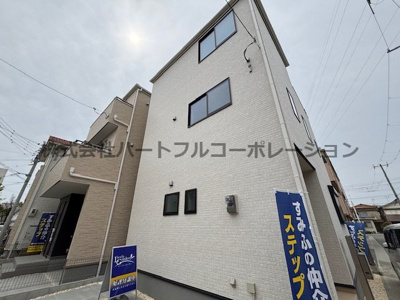 【外観】 | 神戸市西区玉津町吉田　新築戸建1号棟　仲介手数料無料！ | きれいな外観です