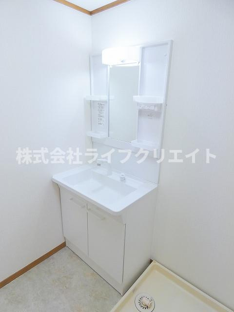 多摩平グリーンコーポの独立洗面台