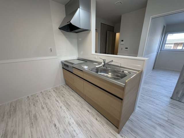 大和高田市大中南町のハイツのキッチン