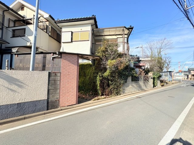鶴ヶ島市鶴ヶ丘　建築条件なし売地　東武東上線『鶴ヶ島駅』徒歩10分　の前面道路含む現地写真