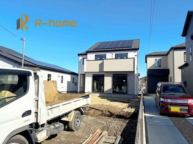 取手市戸頭9期　新築戸建て　2号棟の外観|2025年4月完成予定！近隣の同仕様完成物件をご見学いただけます♪