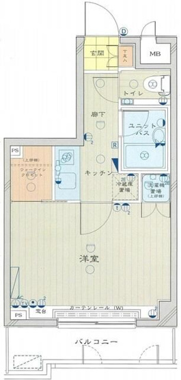 【間取り】 | ルーブル中野富士見町