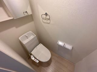 仮称）寒河江市内の袋新築アパートのトイレ|シャワー付トイレ（イメージ）