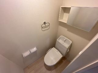 仮称）寒河江市内の袋新築アパートのトイレ|シャワー付トイレ（イメージ）