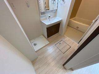 仮称）寒河江市内の袋新築アパートのその他|脱衣所（イメージ）